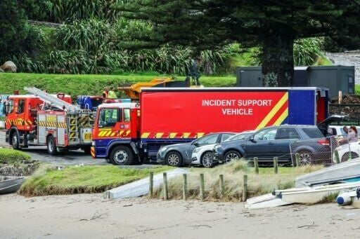 Workers are searching for victims after a landslide ploughed into New Zealand campsite