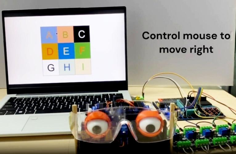 Blinking powers eye-tracking system to enable wheelchair-bound to control movement