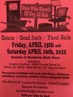 Historic Highway 80 Sale set for April 15-16