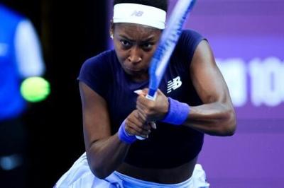 Coco Gauff fell at the first hurdle for a second straight year in Qatar