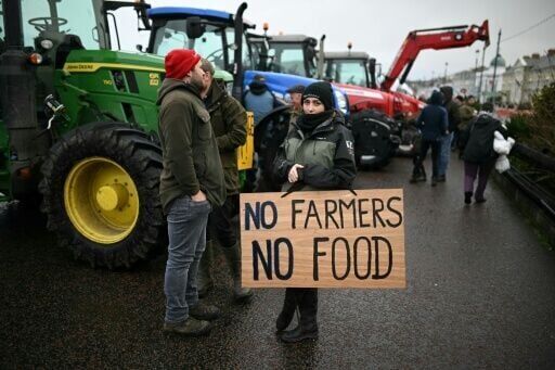British farmers protest in London over inheritance tax change