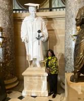 Rep. Terri Sewell attends unveiling of Dr. Bethune statue in DC