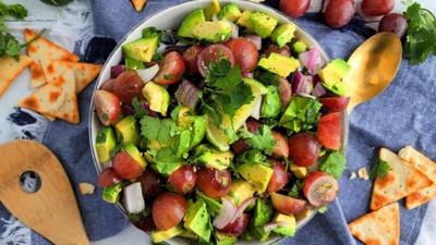 Fresh Grape and Avocado Salsa
