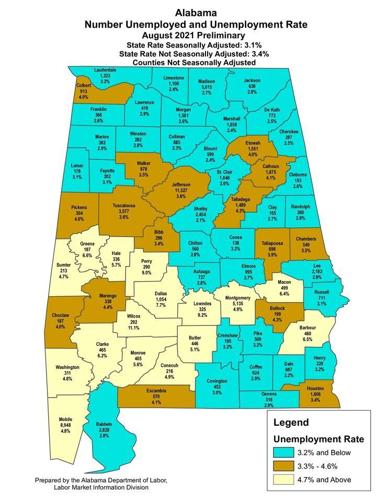 August unemployment numbers show continued drop in rate