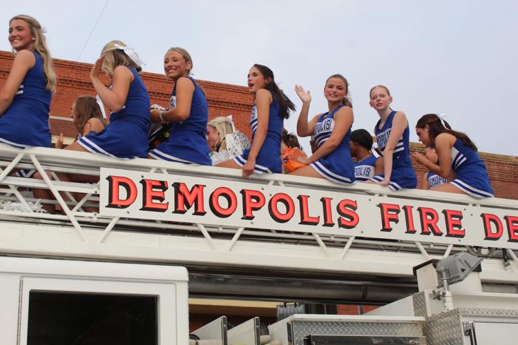 Cheer on fire truck.JPG