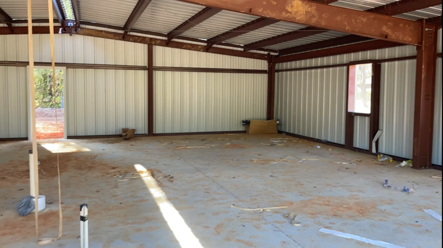 Orrville library under construction