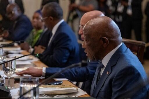 Trump praises Liberian leader on English - his native tongue