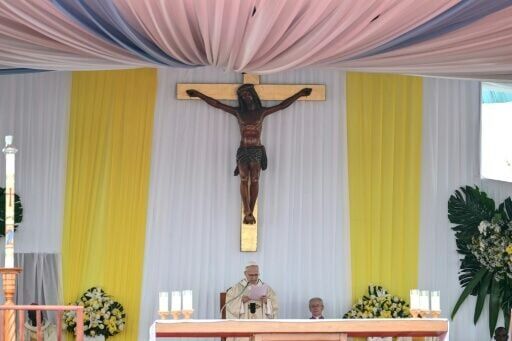 Leo has been greeted by adoring, often singing-and-dancing crowds in Cameroon