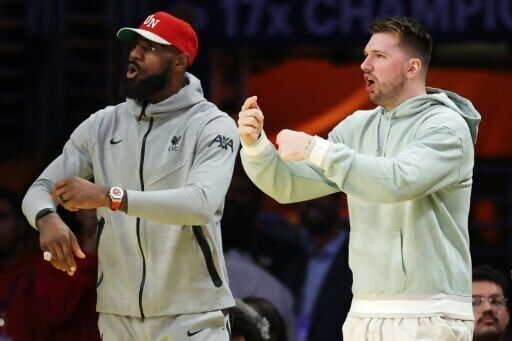 Doncic energizes LeBron as NBA homestretch begins