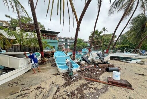 Two dead in Mexico as Hurricane Erick moves on from Mexican coast