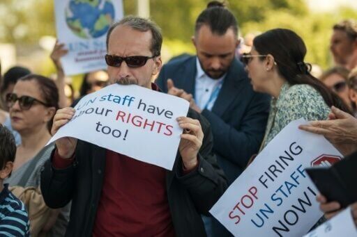 'Not a commodity': UN staff rally over deep cuts