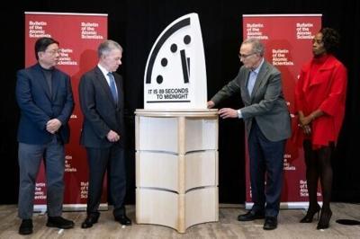 Doomsday clock ticks one second, closest ever to midnight