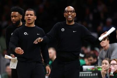 NBA fines Celtics coach Mazzulla and Nets center Claxton