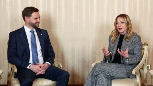 US Vice President JD Vance held talks with Italian Prime Minister Giorgia Meloni ahead of the Milan-Cortina opening ceremony