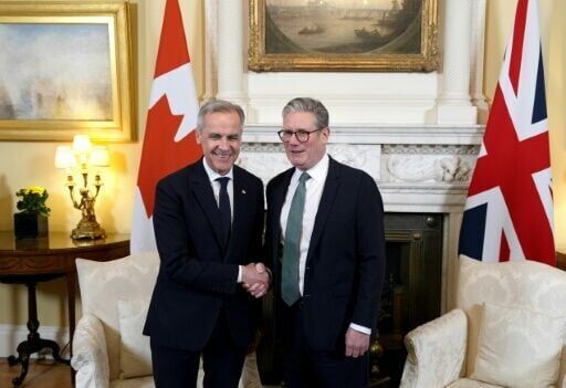 Carney says Canada 'too reliant on US' on UK, France trip