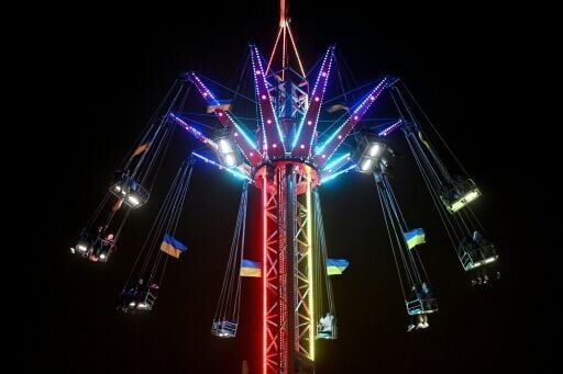 Christmas celebrations have taken over Kyiv