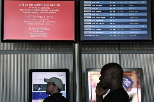 Second day of travel chaos as French air traffic controllers strike