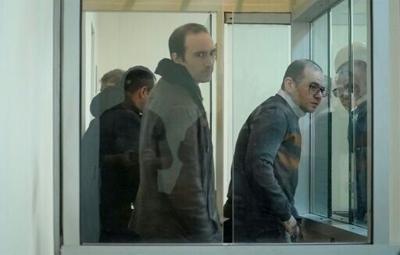 French national Martin Ryan, shown during his trial, was jailed for 10 years on spying charges in Azerbaijan
