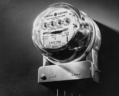 General Electric Type I-50-A Single Phase Watthour Meter from Alabama Reflector
