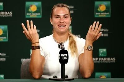 Aryna Sabalenka says a switch to five sets in the later rounds of Grand Slam tournaments would work in her favor