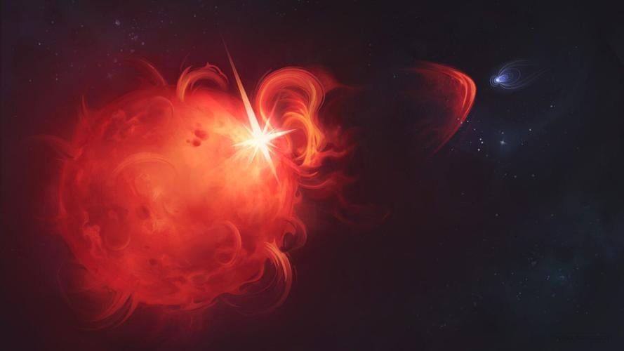 First confirmed sighting of giant explosion on nearby star