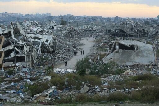 Much of the Gaza Strip has been left in total ruin by the war