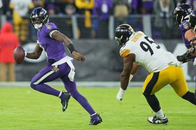 Lamar Jackson tries to outrun playoff demons as Ravens face Steelers