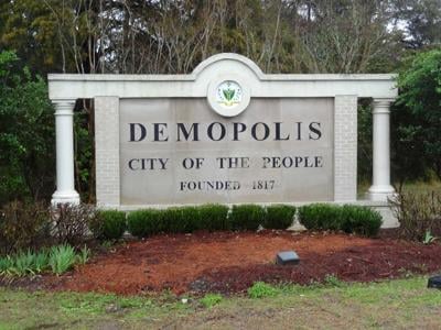City of Demopolis sign