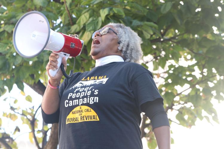 Montgomery No Kings rally