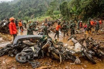 Indonesia landslide death toll rises to 25