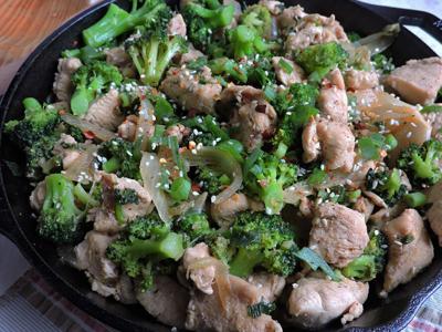 Sesame Chicken & Broccoli