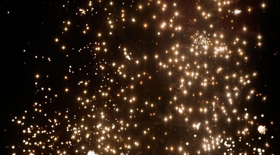 Sparklers fire during introductions