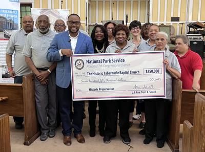 Historic Tabernacle Baptist check from Sewell