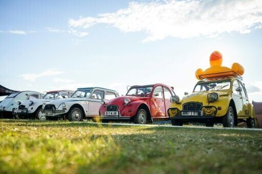 Citroen 2CV lovers gather in Slovenia to take the slow road