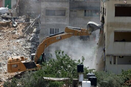 Israel army bulldozers plough through homes at West Bank camps