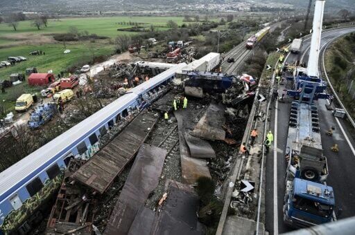 Greece marks train crash anniversary with national stoppage
