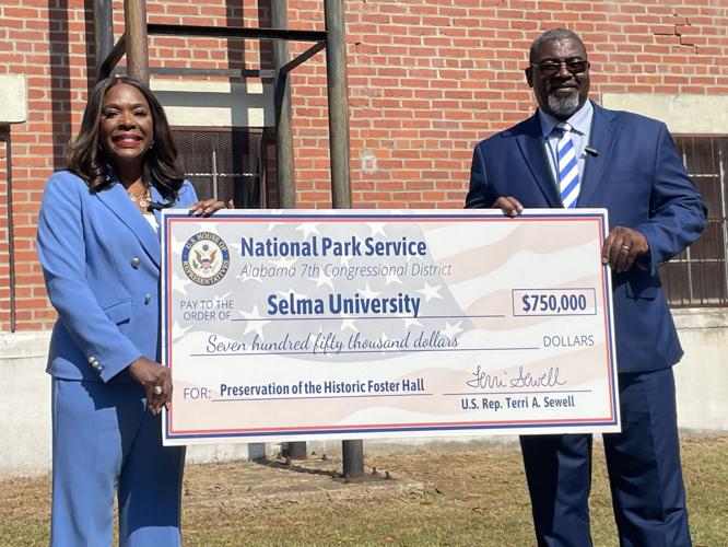 Sewell check for Selma University