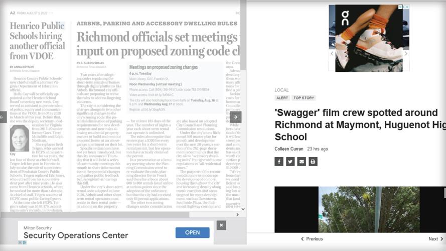 New eEdition ad spots