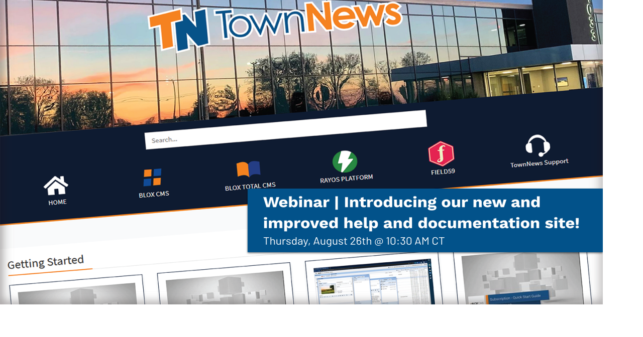 Webinar | Introducing our new and improved help and documentation site ...