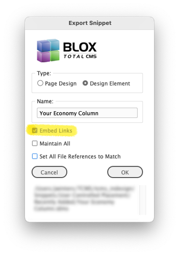 3395 Snippet Export with Local Non-Development User.png