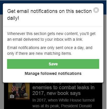 Sign up for notifications