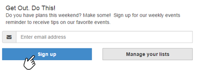 Calendar Email Signup Graphic