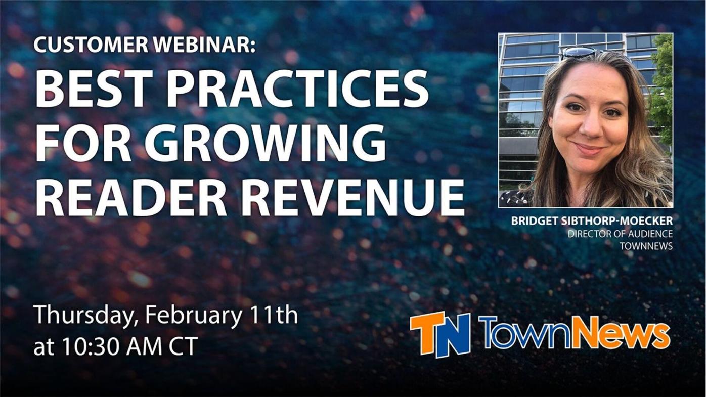 Webinar slide deck: Best practices for growing reader revenue