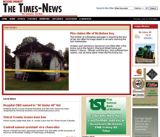The McGehee-Dermott Times-News