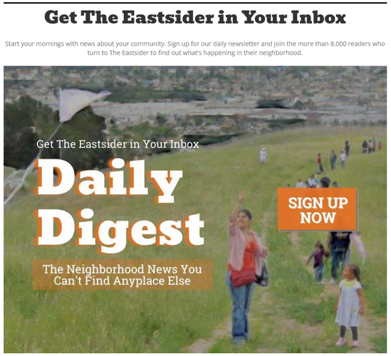 Get The Eastsider in your inbox