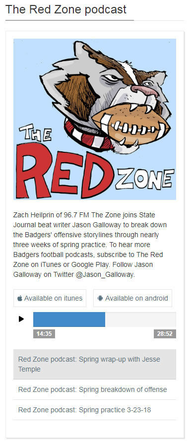 Podcast block example