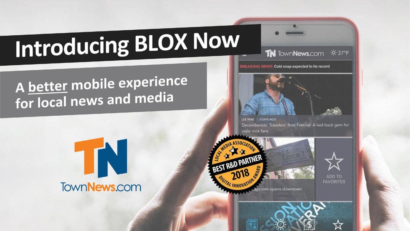 Webinar slide deck: Introducing BLOX Now, a better mobile app for local media