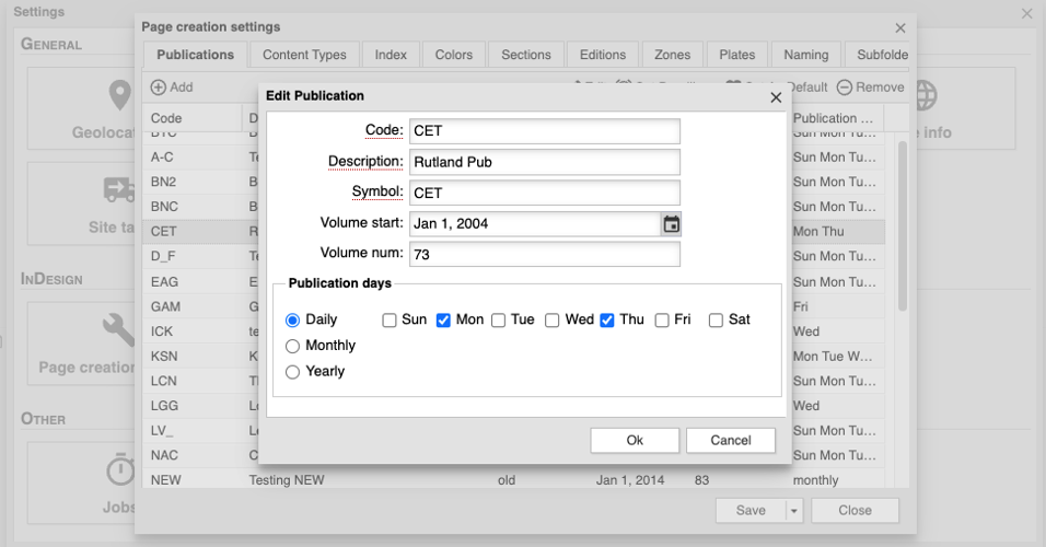 Publication Scheduling