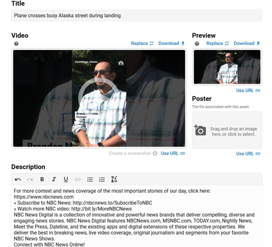 Enhanced video management tools