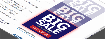 Lazy loading banner ad